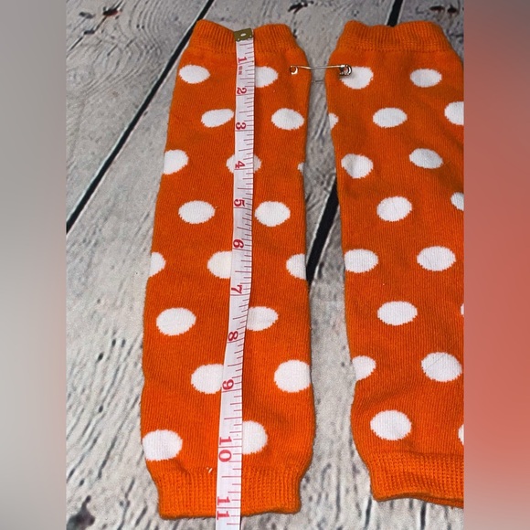 Super cute baby girl polka dot leg warmer tights! INFANT/TODDLER - Picture 2 of 3